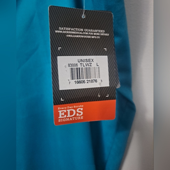 Dickies EDS Signature Turquoise Unisex Drawstring Pant Sz Large NWT - Picture 9 of 10